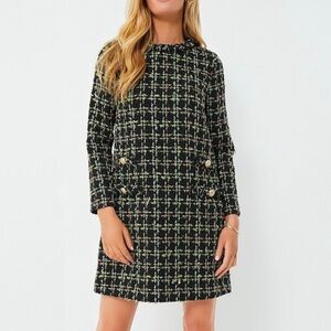 NWOT Tuckernuck Holly Tinsel Tweed Long Sleeve Jackie Classic Dress XS